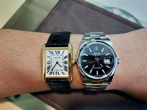 rolex vs cartier yahoo|rolex tank.